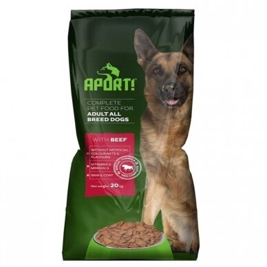 Aport sausas šunų pašaras su jautiena, 10 kg