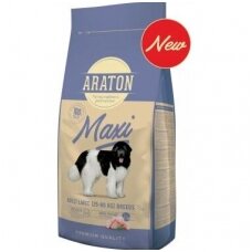 Araton Adult Maxi didelių veislių šunų pašaras, 15 kg