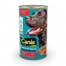 Canis Major konservuotas ėdalas šunims su jautiena padaže 1,25 kg