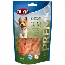 Trixie Premio Chicken Coins skanėstai šunims su paukštiena, 100 gr.